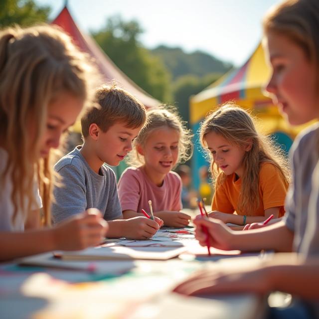 Camp créatif été enfants